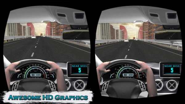 VR Highway Escape Rush: Endless Racing Simulator screenshot 2