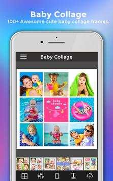 Baby Pic Collage Maker & Story Photo Editor 1 تصوير الشاشة