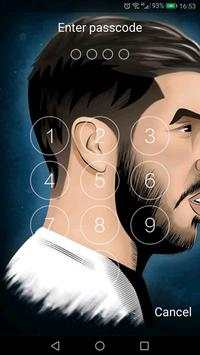 Keypad Lock Screen Real Madrid 🇪🇸 Free 😍 screenshot 1