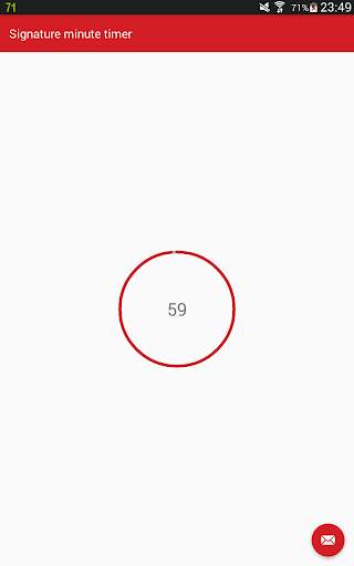 Signature minute timer screenshot 2