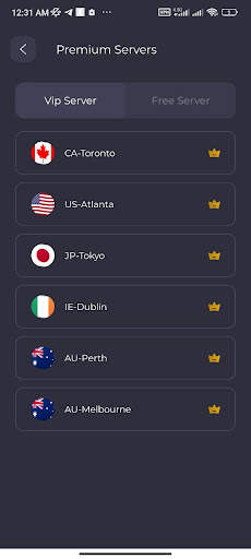 Pegasus VPN screenshot 3