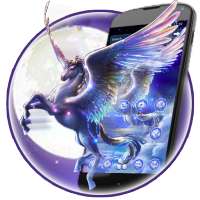Dreamy Rainbow Unicorn 2D Theme logo