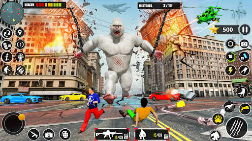 Wild Gorilla Game: Smash City screenshot 2