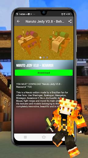 MCPE Naruto Jedy Mod screenshot 6
