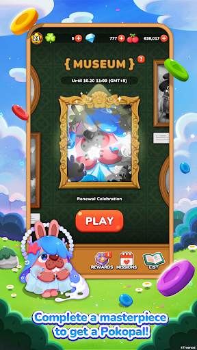 LINE Pokopang - puzzle game! screenshot 6