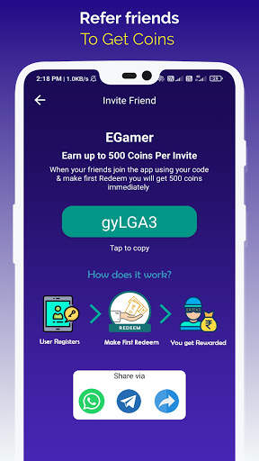 EGamer - Win Games Credits screenshot 3