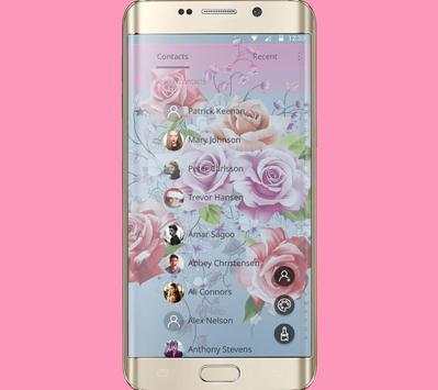 Colorful flower wallpaper theme screenshot 5