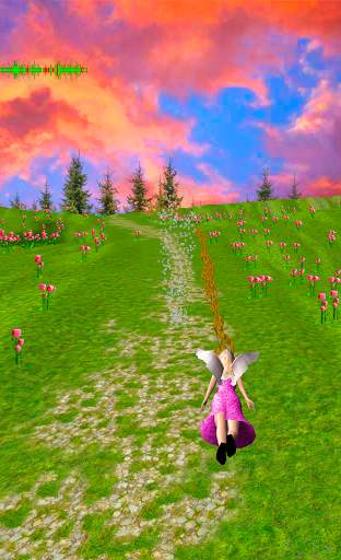 Flying Girl Runner 4 screenshot 3