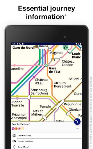 Paris Metro – official metro map and train times screenshot 11