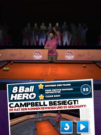 8 Ball Hero – Pool-Billard-Rätselspiel screenshot 16