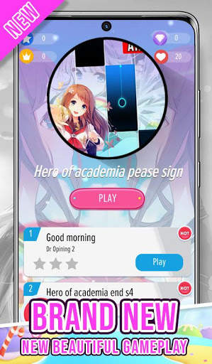 Anime Piano Tiles Magic screenshot 1