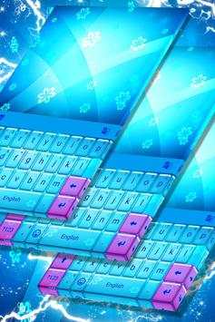 Blue Flowers Theme for Keypad screenshot 1
