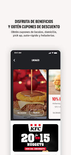 KFC APP - Ec, Co, Cl, Ar y Ve screenshot 3