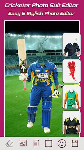 Cricket Photo Suit screenshot 2