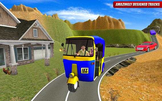 City Tuk Tuk Auto Rickshaw Taxi Driver 3D screenshot 6