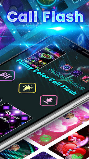 Funny Color Call Flash - Screen Themes screenshot 1
