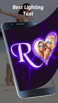 Lighting Text Photo Frame screenshot 3