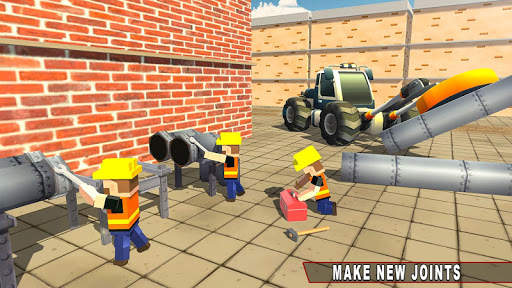 City Pipeline Construction Work : Plumber Game screenshot 5