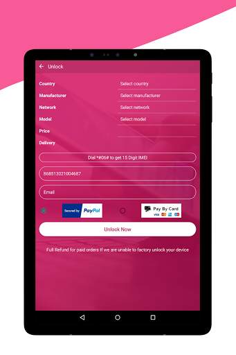 Free Unlock Network Code for LG SIM screenshot 10