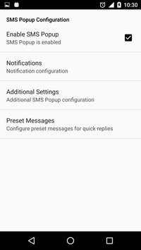 SMS PopUp Lite screenshot 3