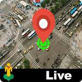 Gps Map Locator - Live Street View Path Navigation icon
