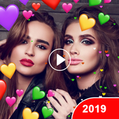 Heart Photo Effect Video Maker أيقونة