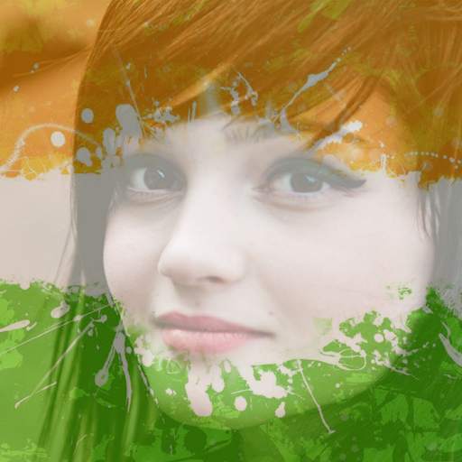 India Flag Photo DP & Name Letter Art 7 تصوير الشاشة