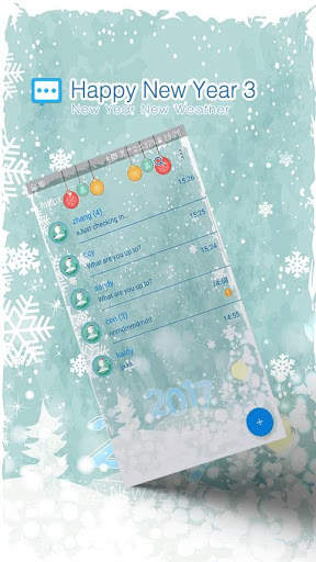 Happy New Year (Next SMS)Skin3 screenshot 1