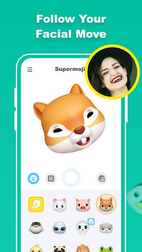 Supermoji - 3D Animated Emoji&Face Story Maker App screenshot 2
