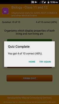 Biology Quiz screenshot 4