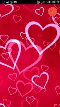Hearts Wallpaper 3 تصوير الشاشة