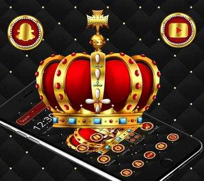 Royal Golden King Crown Theme screenshot 1