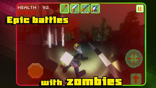 Pixel Zombie Apocalypse Day 3D screenshot 3
