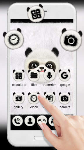 Cute Panda Launcher Theme Live HD Wallpapers screenshot 5