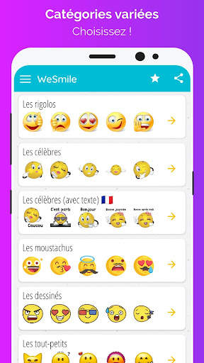 WeSmile Smileys WASticker screenshot 4