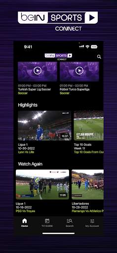 beIN SPORTS CONNECT screenshot 2