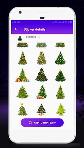 Christmas - Stickers for WhatsApp WAStickerApps screenshot 4