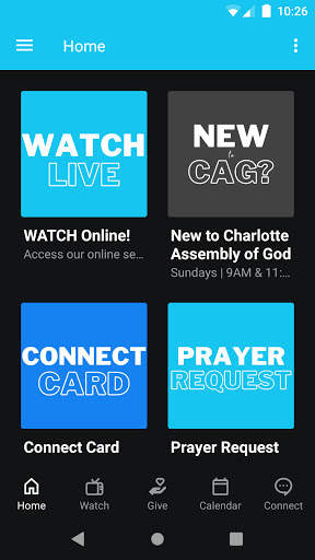 CAG app screenshot 1