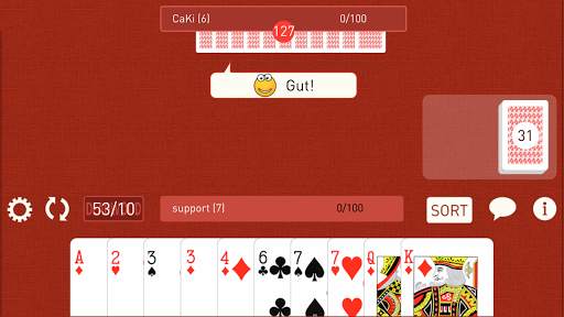 Pro Rommé online screenshot 2