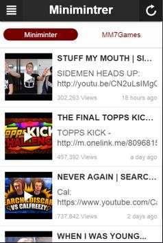 Miniminter (Simon) Youtube App screenshot 1
