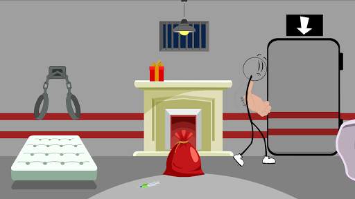Stickman Jailbreak 8 Xmas: Funny Escape Simulation screenshot 2