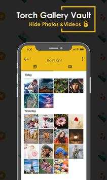Torch Gallery Vault - Photo And Video Locker 4 تصوير الشاشة