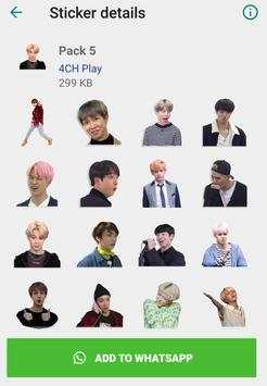 BTS Funny Stickers (2019) - WAStickerApps screenshot 2