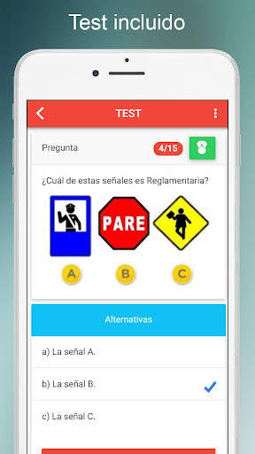 Examen de reglas de transito 2021 screenshot 3