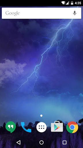Lightning Storm Live Wallpaper screenshot 1