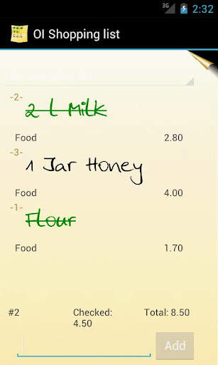 OI Shopping list screenshot 8