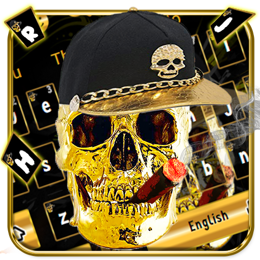 3D Skull Hip Hop Keyboard icon
