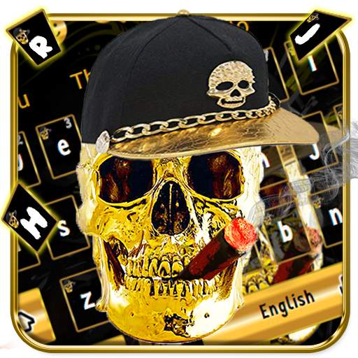 3D Skull Hip Hop Keyboard 10001005