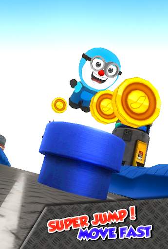 3D Blue Banana Cat Run screenshot 4