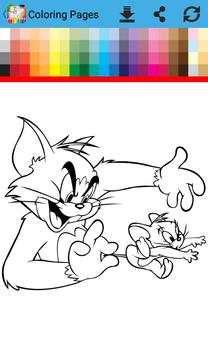 Coloring Book Tom and Mouse screenshot 1